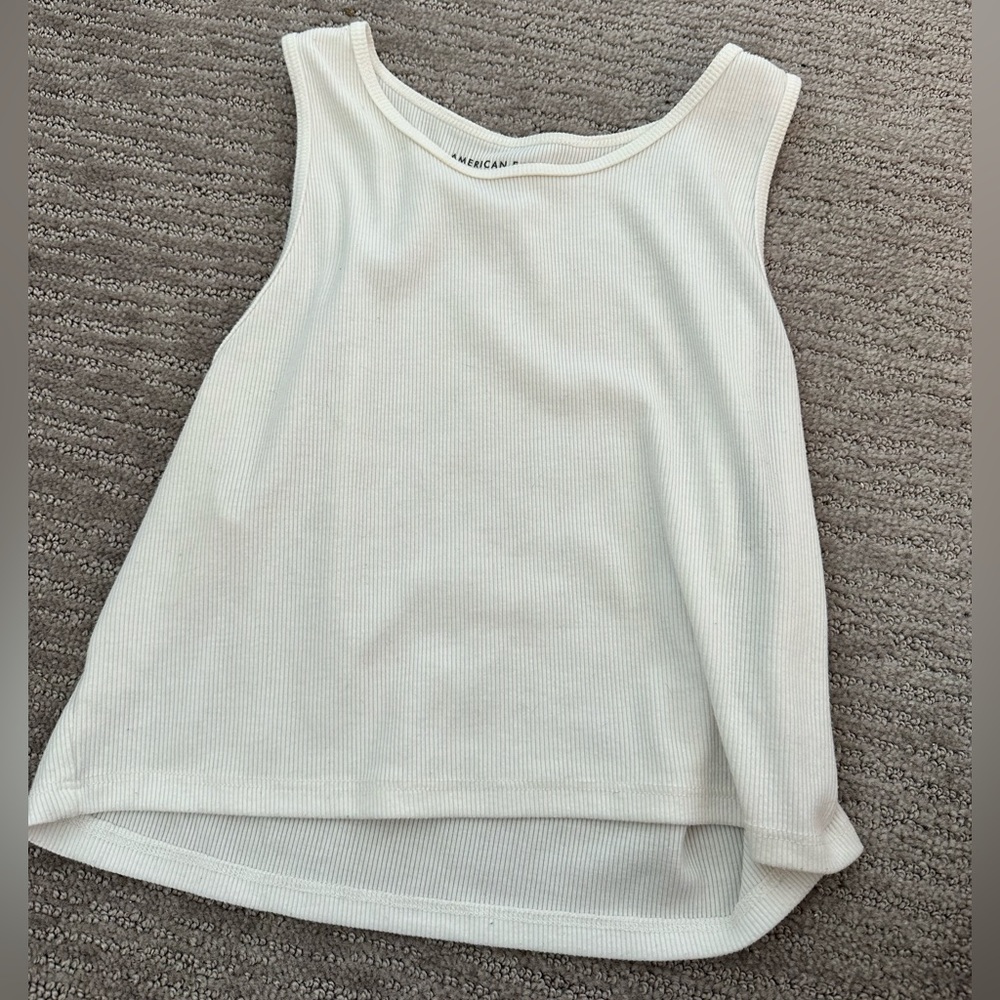 American eagle cropped basic tank